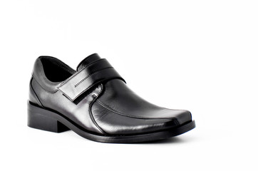 Black shoe isolated on white background