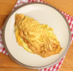 Fotobehang Eieren Plain Egg Omelette  © Joe Gough
