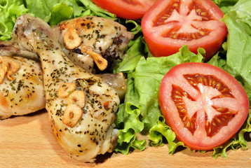 Muslitos de pollo.