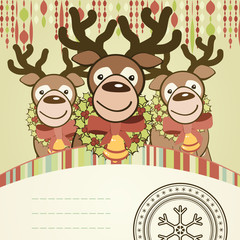 Christmas background card.
