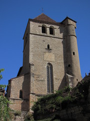 Fototapeta na wymiar Village de Saint-Cirq-Lapopie ; Lot Quercy ; Midi-Pyrénnées