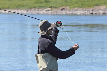 fly fisherman