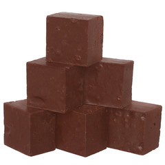 Tower cubes of chocolate