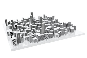 Modelo de ciudad de uso en arquitectura - 44025236