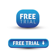 Free trial blue button