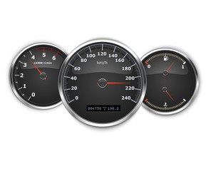 vector car speedometer