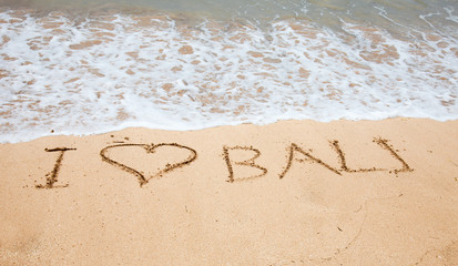 I love Bali
