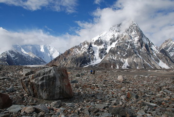 Beautiful mountain landscape.Peak.Area.Pakistan