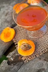 fresh apricot jam
