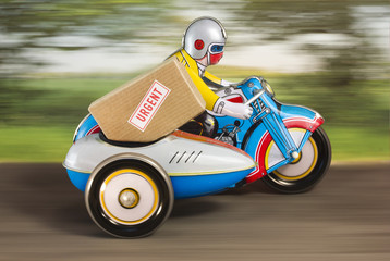 Delivery bike rural