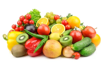 Muurstickers fruit en groenten © alinamd