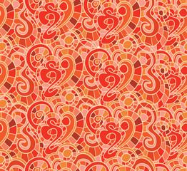 Autumn abstract pattern