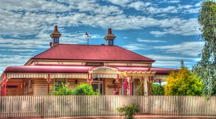 Stof per meter Australische Cottage Kalgoorlie West-Australië © Imagevixen