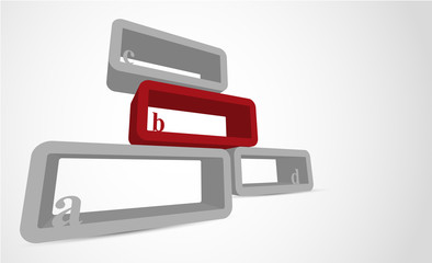 Background with cubes