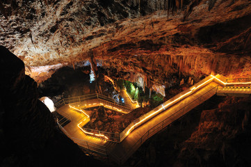 oylat cave , inside of cave , bursa, turkey - obrazy, fototapety, plakaty