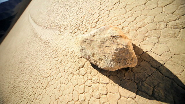 Moving Rock Phenomenon Death Valley Colorado
