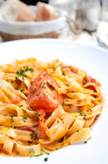 Italian meat sauce pasta