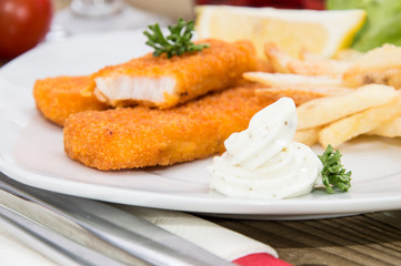 Fish Fingers and Chips