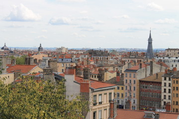 Fototapeta na wymiar Vue sur Lyon, France