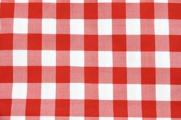 Red pattern fabric