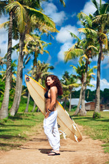girl surfer