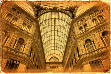 Obraz premium Napoli, Galleria Umberto I