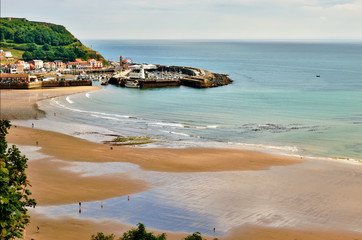 Scarborough beach and harbour