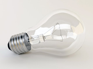 3d light bulb