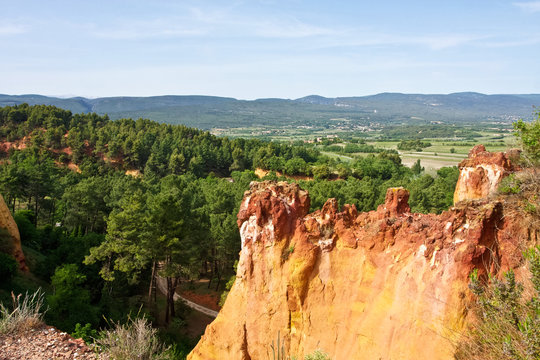 The Cliffs of Roussillon