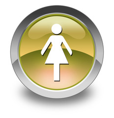 Yellow Glossy Pictogram 