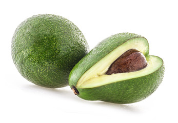 Avocado isolated on white background