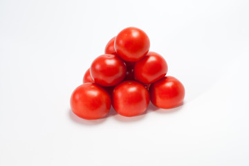 Fresh Tomatoes isolated on white