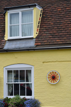 Close Up Of Yellow Cottage