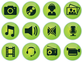Multimedia icons