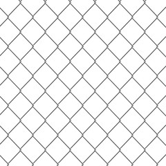 Fototapeta premium 3d Chainlink fence - Chain Link Fence