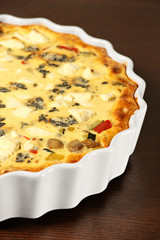 Vegetable quiche