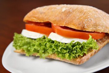 Mozzarella sandwich