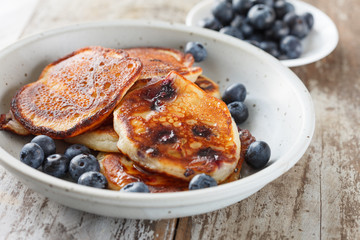 Blueberry pancakes