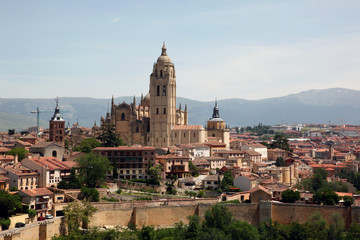 Fototapeta na wymiar Segovia z zamku