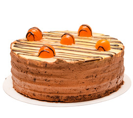 Cake isolated on white background