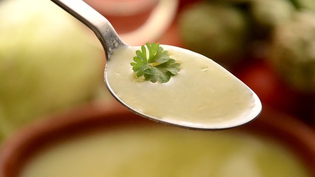 Cream of vegetables Crema de verduras Crema di verdure