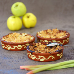 trio de crumble pomme rhubarbe 3