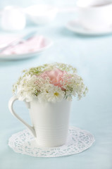 Flowers in mug