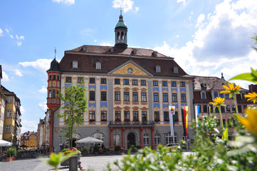 Rathaus in Coburg, Bayern