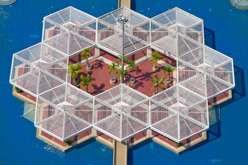 Beautiful swimming pool in Pattaya, Thailand.