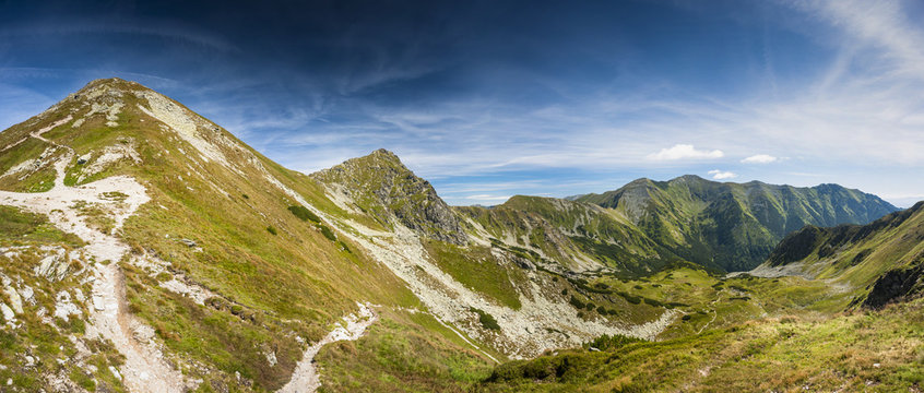 Fototapeta Mountains in summer