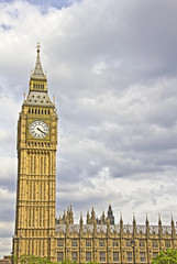 Fototapeta na wymiar Big Ben i House of Parliament, Londyn, UK