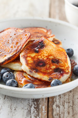 Blueberry pancakes