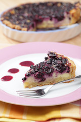 Bilberry pie