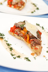 pie with meat and vegetables